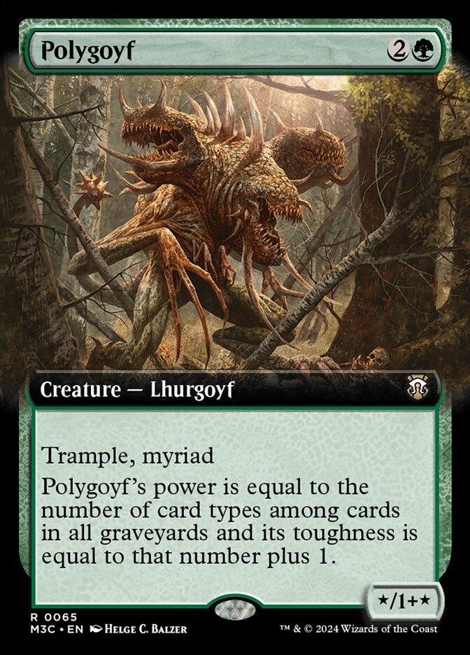 Polygoyf - Ripple Foil - Extended Art