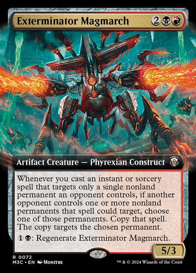Exterminator Magmarch - Ripple Foil - Extended Art