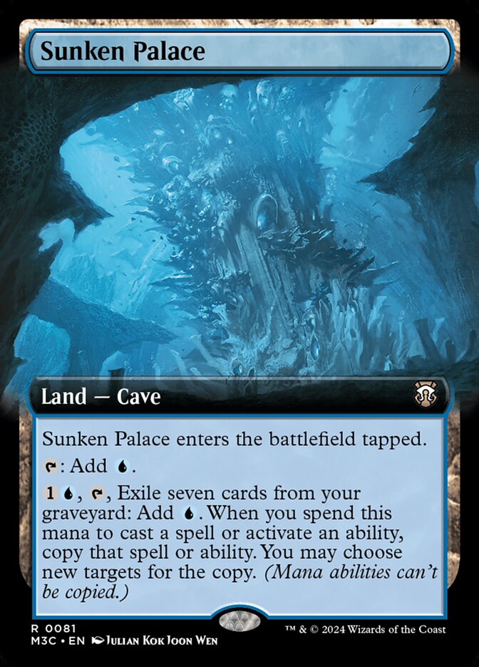 Sunken Palace - Ripple Foil - Extended Art