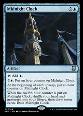 Midnight Clock - Ripple Foil