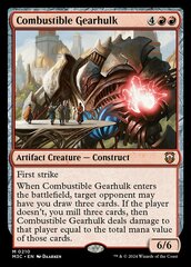 Combustible Gearhulk - Commander: Modern Horizons 3