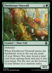 Floriferous Vinewall - Ripple Foil