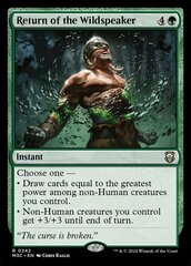 Return of the Wildspeaker - Ripple Foil