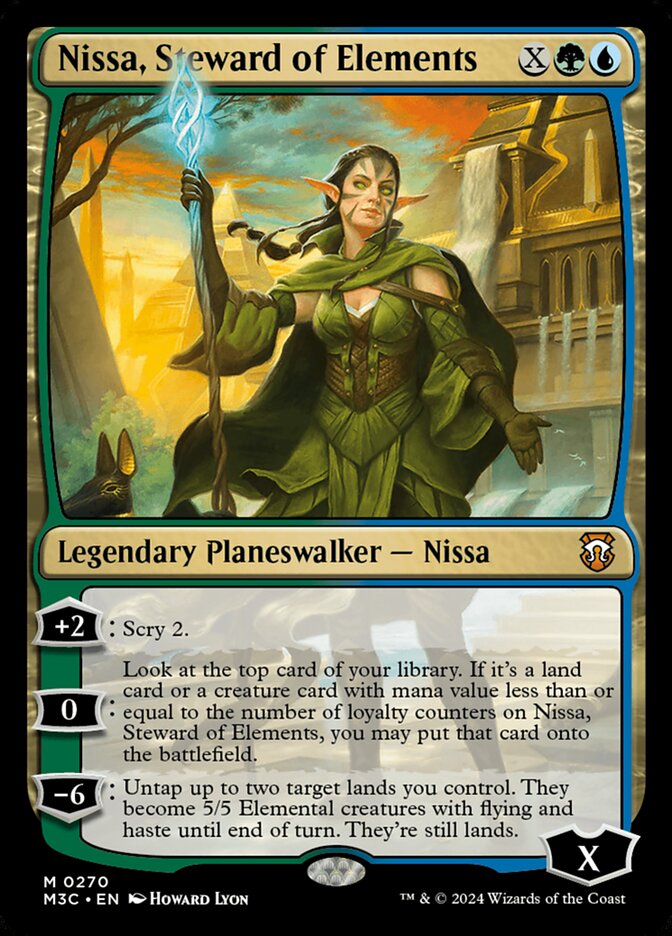 Nissa, Steward of Elements - Ripple Foil