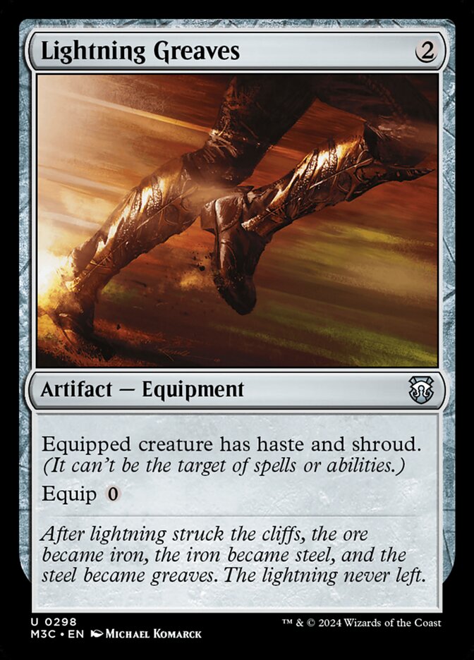 Lightning Greaves - Ripple Foil