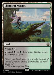 Llanowar Wastes - Ripple Foil