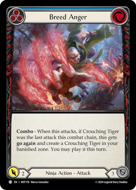Breed Anger (Blue) - Rainbow Foil
