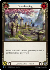 Gravekeeping (Blue) - Rainbow Foil