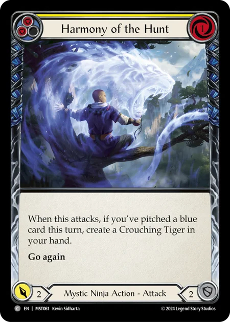 Harmony of the Hunt (Yellow) - Rainbow Foil