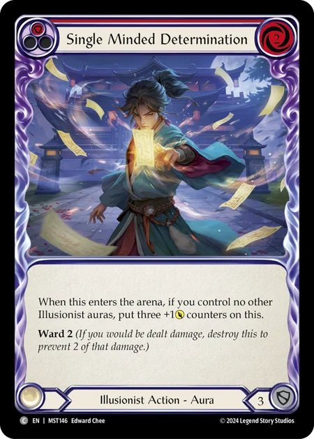 Single Minded Determination (Red) - Rainbow Foil