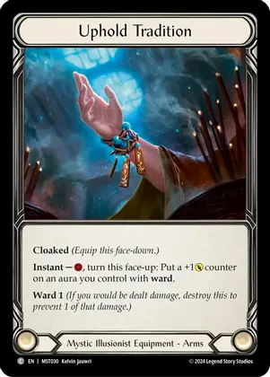 Uphold Tradition - Cold Foil