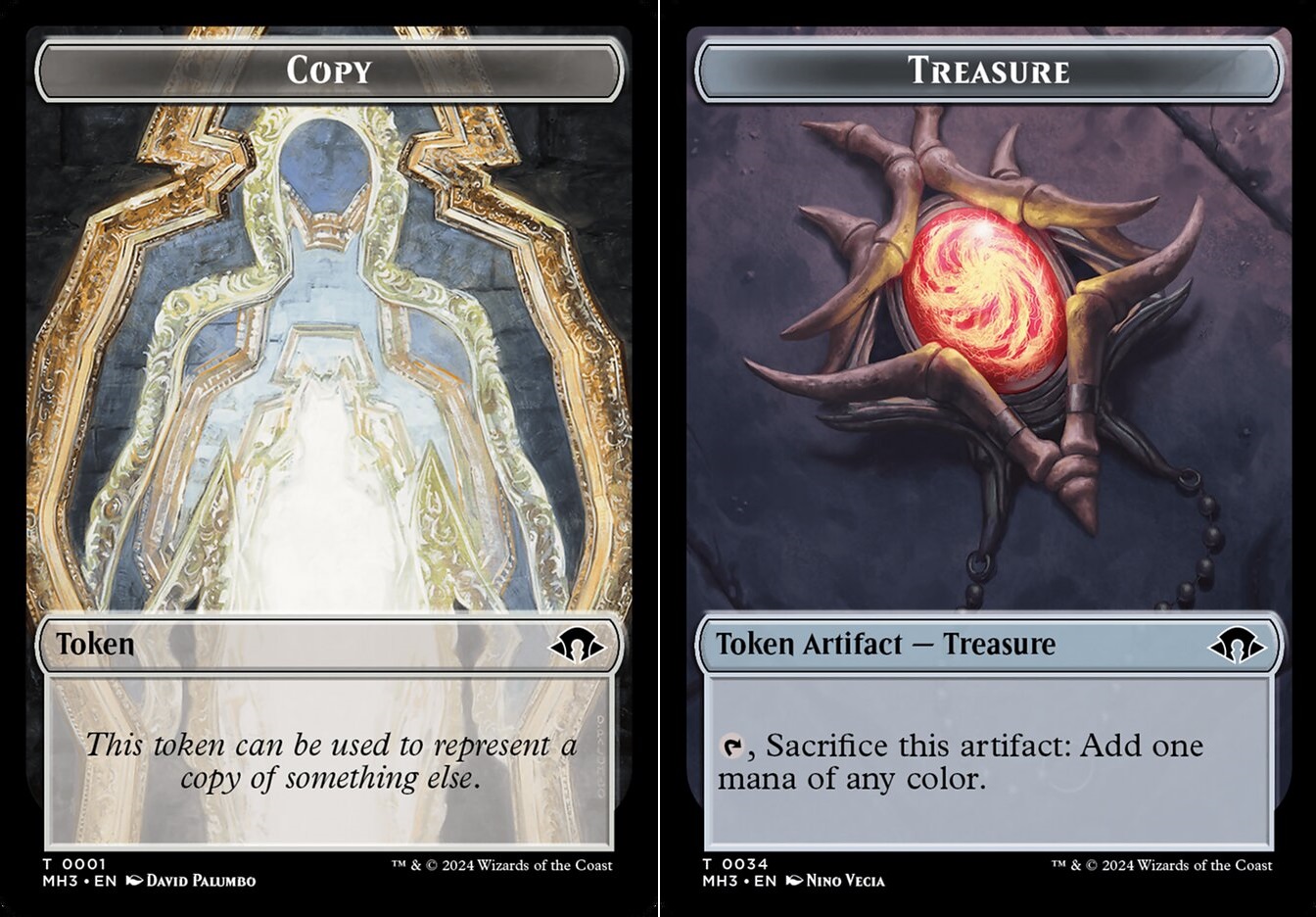 Copy (0001) // Treasure (0034) Double-sided Token - Ripple Foil