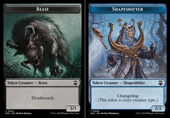 Beast (0010) // Shapeshifter (0008) Double-sided Token