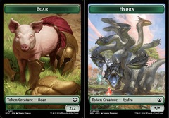 Boar (0017) // Hydra (0020) Double-sided Token