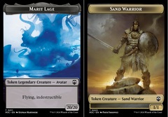 Marit Lage (0011) // Sand Warrior (0023) Double-sided Token