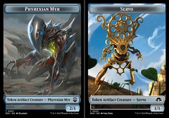 Phyrexian Myr (0007) // Servo (0033) Double-Sided Token