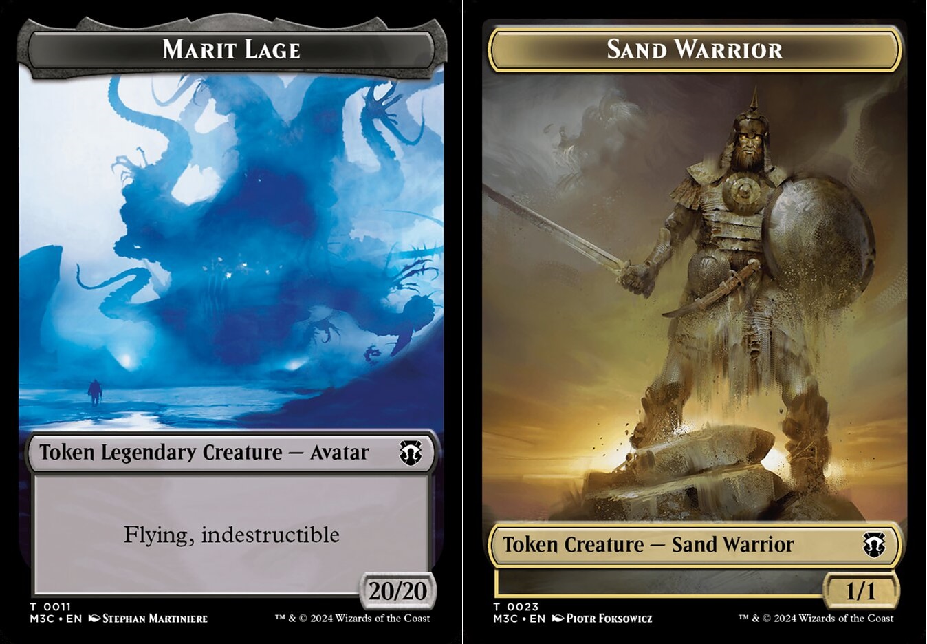 Marit Lage Token // Sand Warrior Token - Ripple Foil