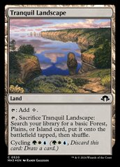 Tranquil Landscape - Ripple Foil