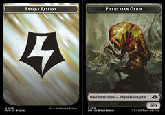 Energy Reserve (0036) // Phyrexian Germ (0016) Double-Sided Token