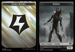 Energy Reserve (0036) // Zombie (0021) Double-Sided Token