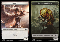 Angel (0003) //  Phyrexian Germ (0016) Double-Sided Token - Foil