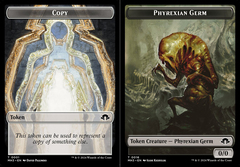 Copy (0001) // Phyrexian Germ (0016) Double-Sided Token - Foil