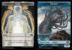 Eldrazi Spawn (0002) // Kraken (0011) Double-Sided Token - Foil