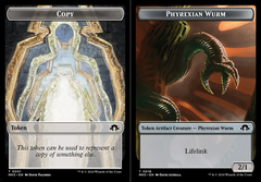 Eldrazi Spawn (0002) // Phyrexian Wurm (0018) Double-Sided Token - Foil