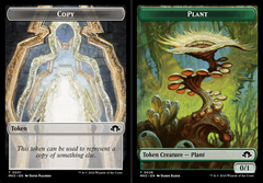 Eldrazi Spawn (0002) // Plant (0026) Double-Sided Token - Foil