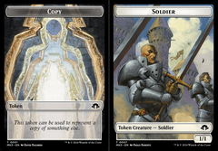 Eldrazi Spawn (0002) // Soldier (0007) Double-Sided Token - Foil