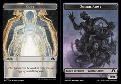 Eldrazi Spawn (0002) // Zombie Army (0022) Double-Sided Token - Foil