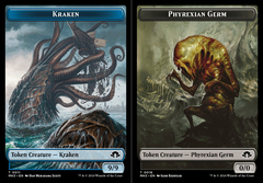 Kraken (0011) // Phyrexian Germ (0016) Double-Sided Token - Foil