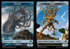 Kraken (0011) // Servo (0033) Double-Sided Token - Foil