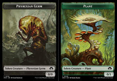 Phyrexian Germ (0016) // Plant (0026) Double-Sided Token - Foil