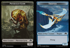 Phyrexian Germ (0016) // Thopter (0013) Double-Sided Token - Foil