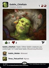 Goblin Chieftain (1615) - Rainbow Foil