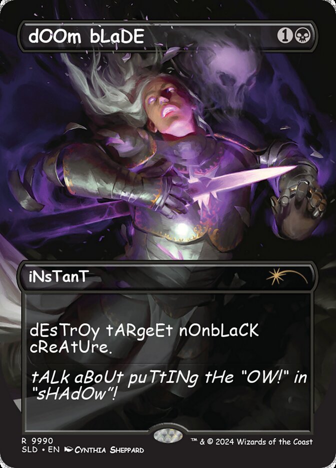 Doom Blade (9990) - Rainbow Foil