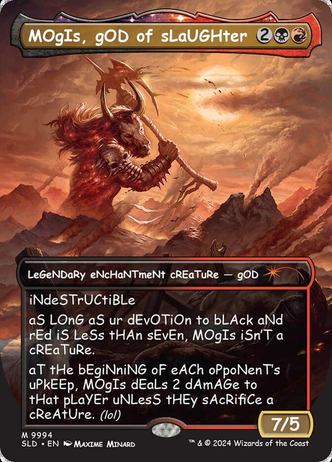 Mogis, God of Slaughter(9994) - Rainbow Foil