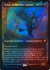 Satya, Aetherflux Genius (0150) (Display Commander) (Thick Stock) - Ripple Foil