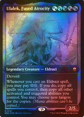 Ulalek, Fused Atrocity (0151) (Display Commander) (Thick Stock) - Ripple Foil