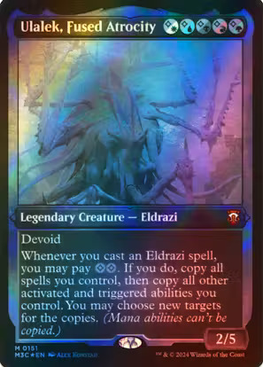 ulalek mtg commander deck Ulalek, Fused Atrocity – Custom – ElkoyTCG none) element.class Elite Commander 5 Color Eldrazi