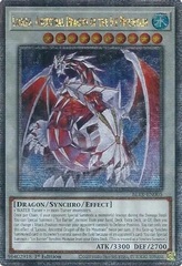 Lancea, Ancestral Dragon of the Ice Mountain - BLTR-EN005 - Quarter Century Secret Rare - 1st Edition