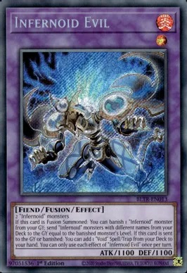 Infernoid Evil - BLTR-EN013 - Secret Rare - 1st Edition - Yu-Gi-Oh! Singles   Battles of Legend: Terminal Revenge - Cardboard Castle Games