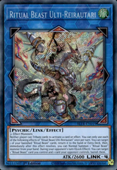 Ritual Beast Ulti-Reirautari - BLTR-EN019 - Secret Rare - 1st Edition