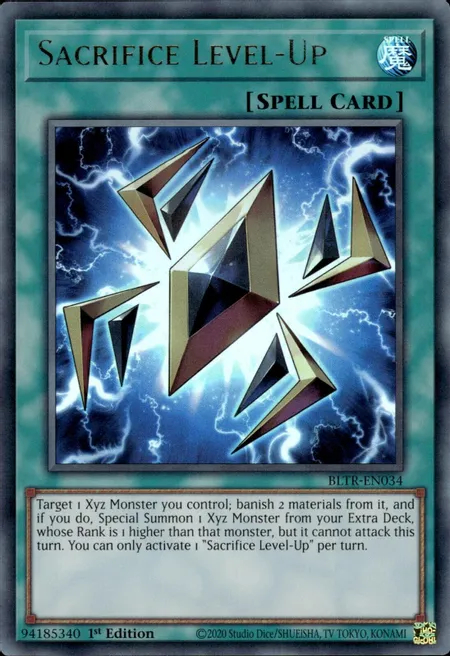 Sacrifice Level-Up - BLTR-EN034 - Ultra Rare - 1st Edition