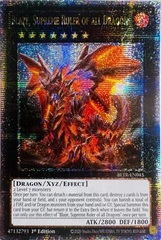 Blaze, Supreme Ruler of all Dragons - BLTR-EN045 - Quarter Century Secret Rare - 1st Edition