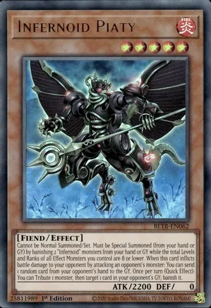 Infernoid Piaty - BLTR-EN062 - Ultra Rare - 1st Edition