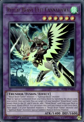 Ritual Beast Ulti-Cannahawk - BLTR-EN084 - Ultra Rare - 1st Edition