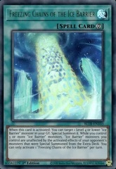 Freezing Chains of the Ice Barrier - BLTR-EN103 - Ultra Rare - 1st Edition