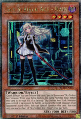 Sky Striker Ace - Raye (Alternate Art) - BLTR-EN116 - Quarter Century Secret Rare - 1st Edition